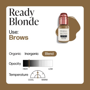 READY BLONDE  - Perma Blend Luxe - 15ml - Pigmento PMU REACH 2