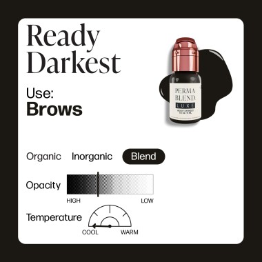 READY DARKEST  - Perma Blend Luxe - 15ml - Pigmento PMU REACH 2