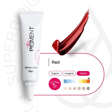 RED - BLACK Microblading - The Pigment - 10ml - Pigmento PMU REACH 2