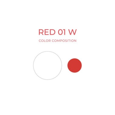 RED 01 W - Artyst - 10ml - Pigmento PMU REACH 2