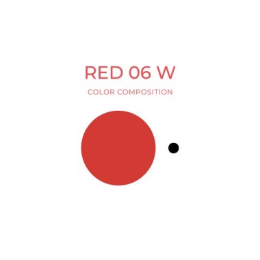 SCAD 10.26 | RED 06 W - Artyst - 10ml - Pigmento PMU REACH 2