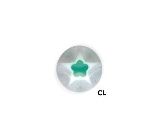 UV SCREW-ON ZIRCON MURANO BALLS
