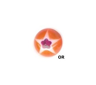 UV SCREW-ON ZIRCON MURANO BALLS