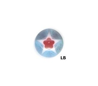 UV SCREW-ON ZIRCON MURANO BALLS