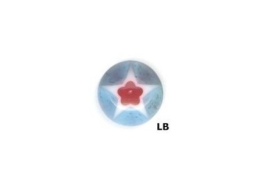 UV SCREW-ON ZIRCON MURANO BALLS