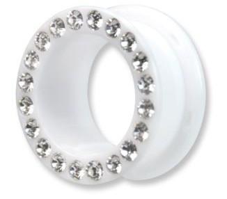 UV JEWELLED FLESH TUNNELS