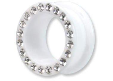 UV JEWELLED FLESH TUNNELS