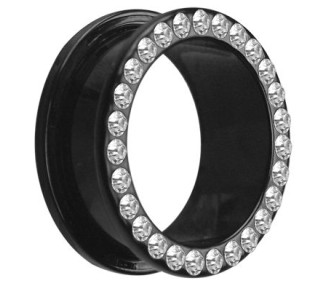 UV JEWELLED FLESH TUNNELS