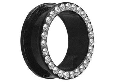 UV JEWELLED FLESH TUNNELS