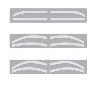 STICKERS per SOPRACCIGLIA per Airbrush Sopracciglia - 6 paia browtycoon