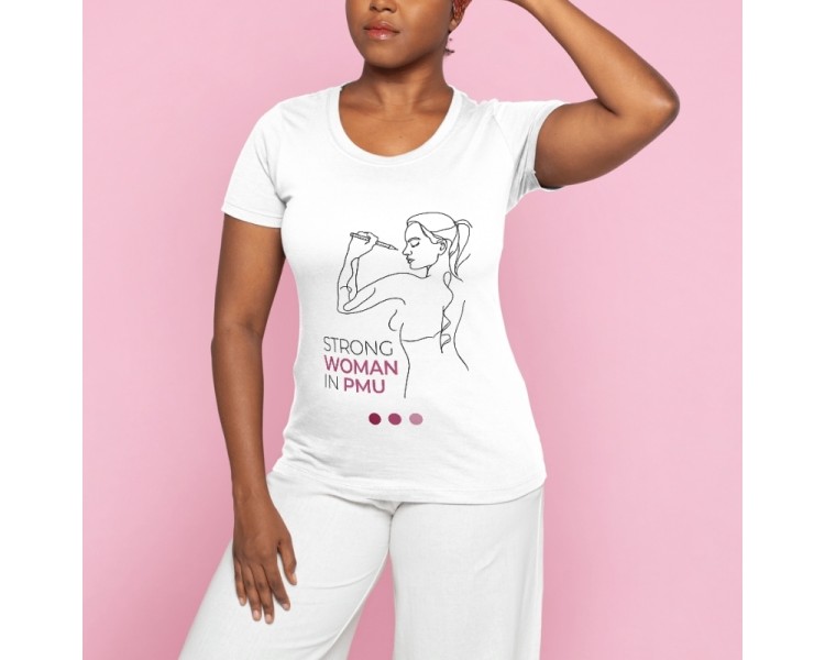 Maglietta STRONG WOMAN IN PMU - MakeUp Supply makeup supply Maglietta STRONG WOMAN IN PMU - MakeUp Supply makeup supply