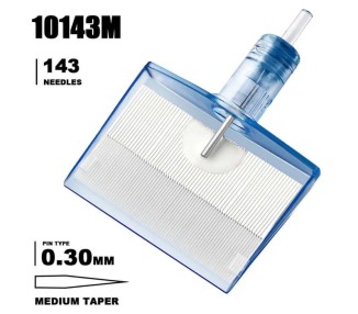 143 MG (Magnum) 0,30mm - Medium Taper - Cartucce Emalla Eliot - Aghi Tattoo - 5pz emalla