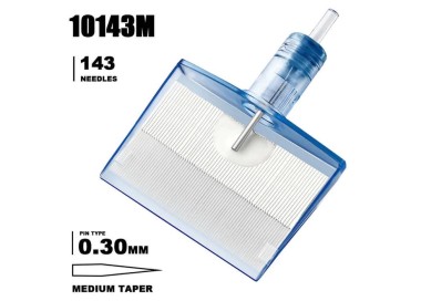 143 MG (Magnum) 0,30mm - Medium Taper - Cartucce Emalla Eliot - Aghi Tattoo - 5pz emalla