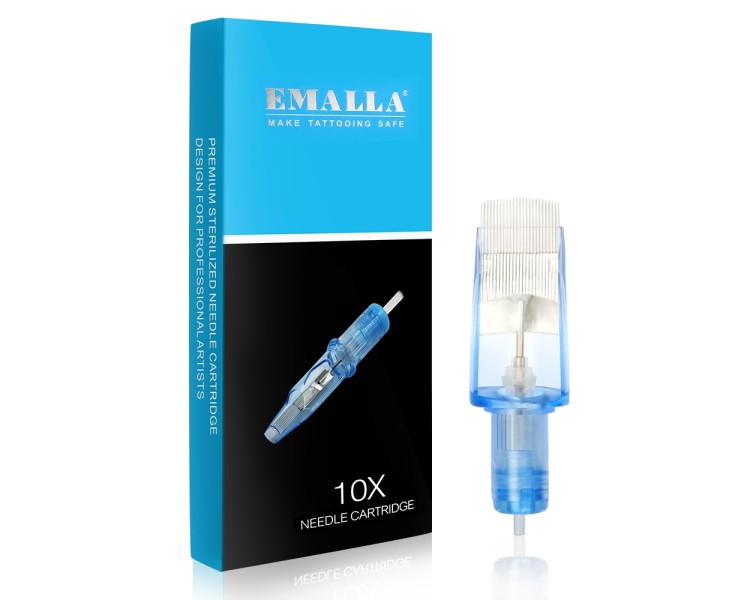 35 MG (Magnum) 0,35mm - Long Taper - Cartucce Emalla Eliot - 10pz emalla 35 MG (Magnum) 0,35mm - Long Taper - Cartucce Emalla Eliot - 10pz emalla