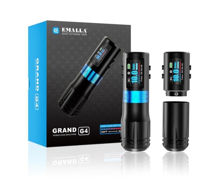 Emalla Grand G4 - Corsa 5.0 mm - Macchinetta Wireless Tattoo Pen emalla Emalla Grand G4 - Corsa 5.0 mm - Macchinetta Wireless Tattoo Pen emalla