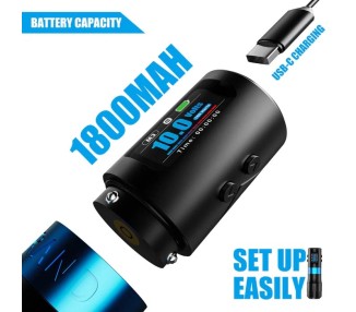 Emalla Grand G4 - Corsa 5.0 mm - Macchinetta Wireless Tattoo Pen emalla