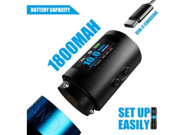 Emalla Grand G4 - Corsa 5.0 mm - Macchinetta Wireless Tattoo Pen emalla