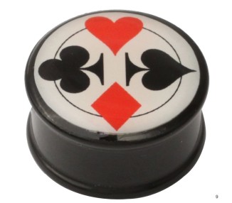 UV PICTURE PLUGS BLACK