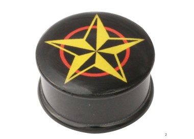 UV PICTURE PLUGS BLACK