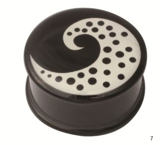UV PICTURE PLUGS BLACK