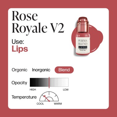 ROSE ROYALE V2 - Perma Blend Luxe - 15ml - Pigmento PMU REACH 2