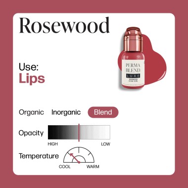ROSEWOOD - Perma Blend Luxe - 15ml - Pigmento PMU REACH 2