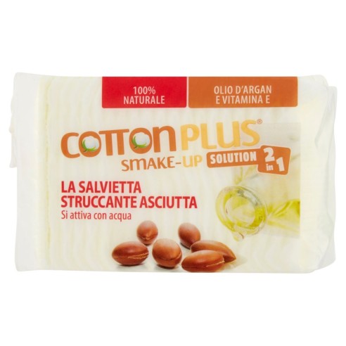 Salviette Struccanti DELICATE all'Argan- Si Attiva con Acqua - MAXI Size - 40pz.