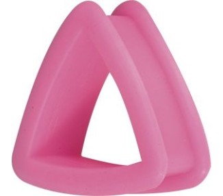 TRIANGULAR SILICONE FLESH TUNNELS