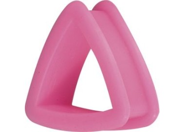 TRIANGULAR SILICONE FLESH TUNNELS