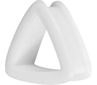 TRIANGULAR SILICONE FLESH TUNNELS