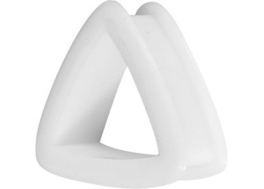 TRIANGULAR SILICONE FLESH TUNNELS