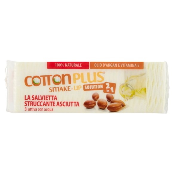 Salviette Struccanti DELICATE all'Argan- Si Attiva con Acqua - MINI Size - 60pz.