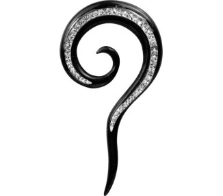 CRYSTAL HORN SPIRAL FISH HOOK SIDE