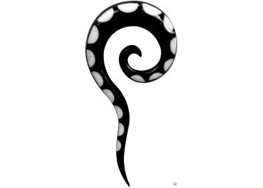 ORGANIC HORN SPIRAL FISH HOOK