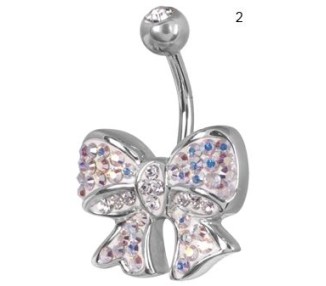 CE TITANIUM CRYSTAL BOW BANANA