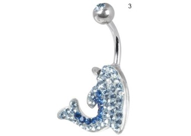 CE TITANIUM CRYSTAL DOLPHIN BANANA