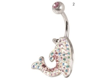 CE TITANIUM CRYSTAL DOLPHIN BANANA