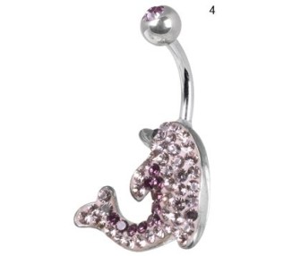 CE TITANIUM CRYSTAL DOLPHIN BANANA