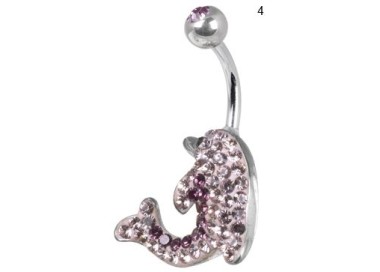 CE TITANIUM CRYSTAL DOLPHIN BANANA