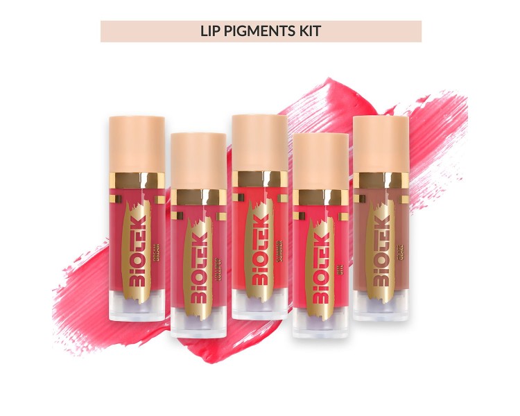LIP PIGMENTS KIT - Biotek - 5x 7ml - Conforme REACH biotek LIP PIGMENTS KIT - Biotek - 5x 7ml - Conforme REACH biotek