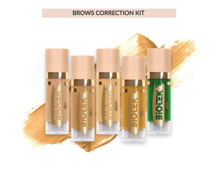 BROWS CORRECTION KIT - Biotek - 5x 7ml - Conforme REACH biotek BROWS CORRECTION KIT - Biotek - 5x 7ml - Conforme REACH biotek