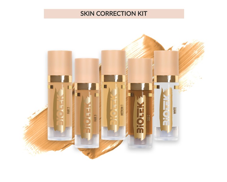 SKIN CORRECTION KIT - Biotek - 5x 7ml - Pigmenti PMU REACH biotek SKIN CORRECTION KIT - Biotek - 5x 7ml - Pigmenti PMU REACH biotek