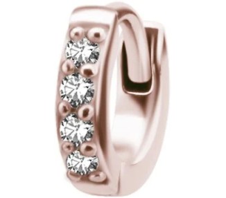 RG 316 HUGGIE HOOP FOR SECOND HOLE (PAIR) 0,8mm WH