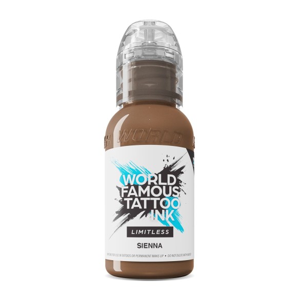 SIENNA - PINK RIBBON World Famous Limitless - 30ml - Colore Tattoo REACH