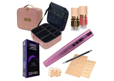 Starter Kit PMU Completo con Dermografo Wireless MakeUp Supply