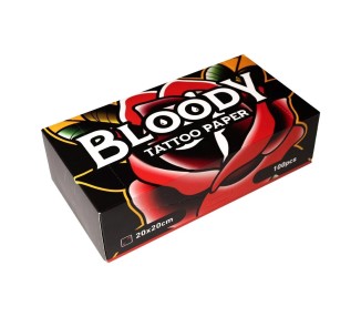 Carta Assorbente BLOODY TATTOO PAPER - 20x 20cm - 100pz.