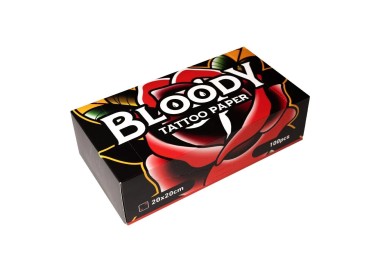 Carta Assorbente BLOODY TATTOO PAPER - 20x 20cm - 100pz.
