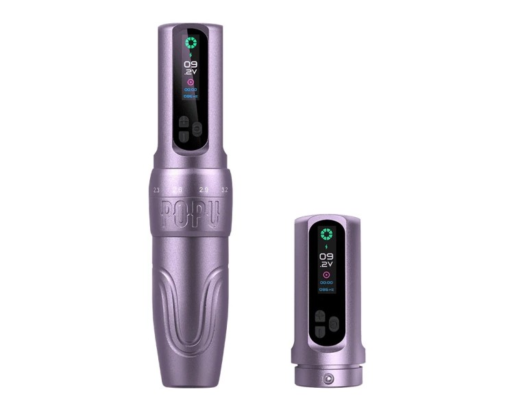 Popu Diva Lavender - Corsa Regolabile (2.0 - 3.5 mm) - Dermografo Wireless PMU Pen ez tattoo Popu Diva Lavender - Corsa Regolabile (2.0 - 3.5 mm) - Dermografo Wireless PMU Pen ez tattoo