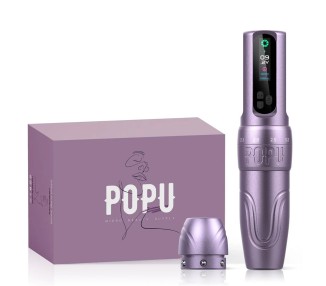 Popu Diva Lavender - Corsa Regolabile (2.0 - 3.5 mm) - Dermografo Wireless PMU Pen ez tattoo