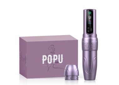 Popu Diva Lavender - Corsa Regolabile (2.0 - 3.5 mm) - Dermografo Wireless PMU Pen ez tattoo
